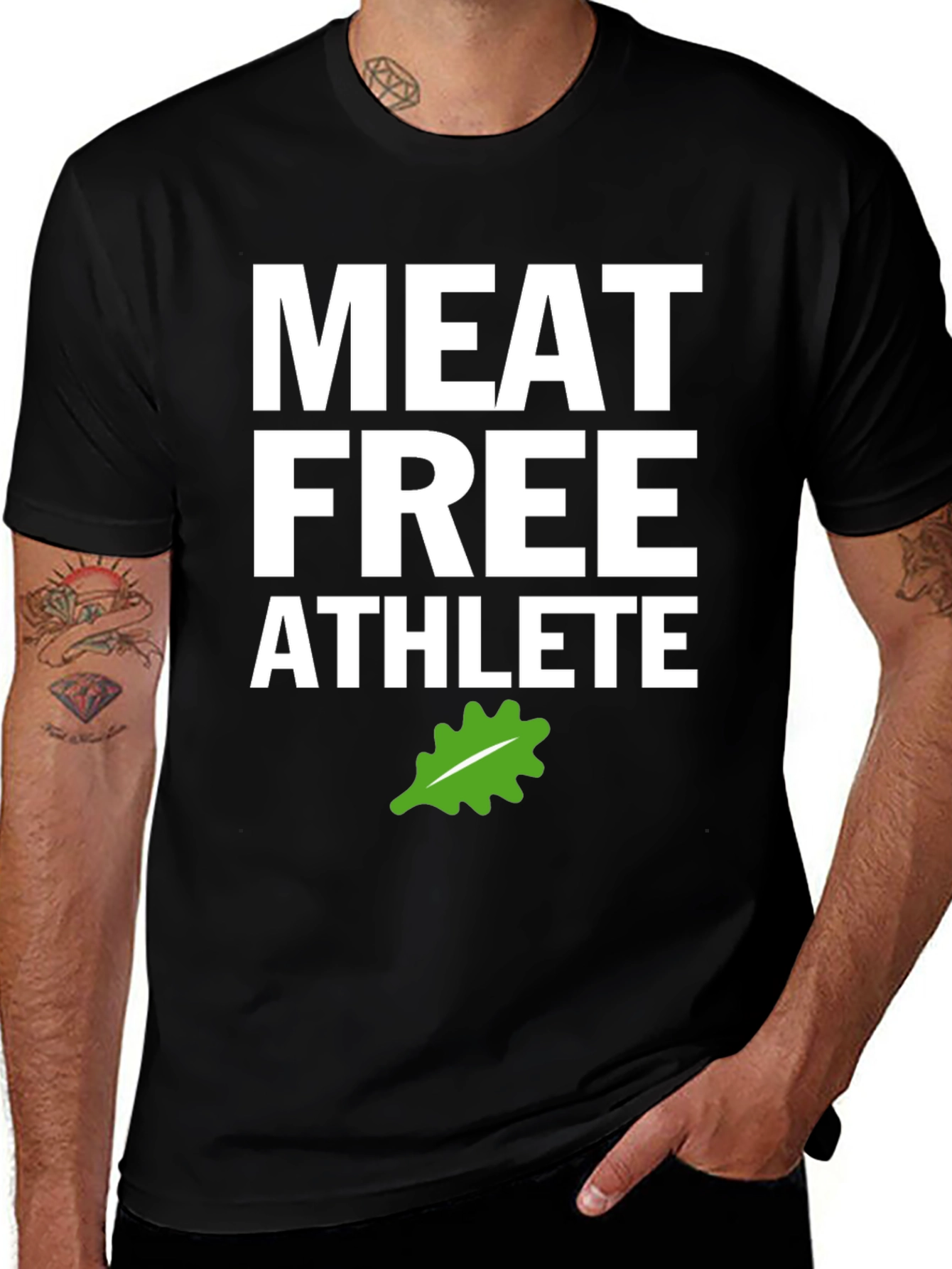 Meat Free Athlete T-Shirt - Vegan Fitness Apparel