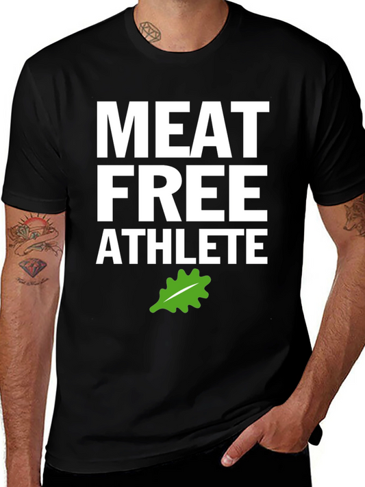 Meat Free Athlete T-Shirt - Vegan Fitness Apparel