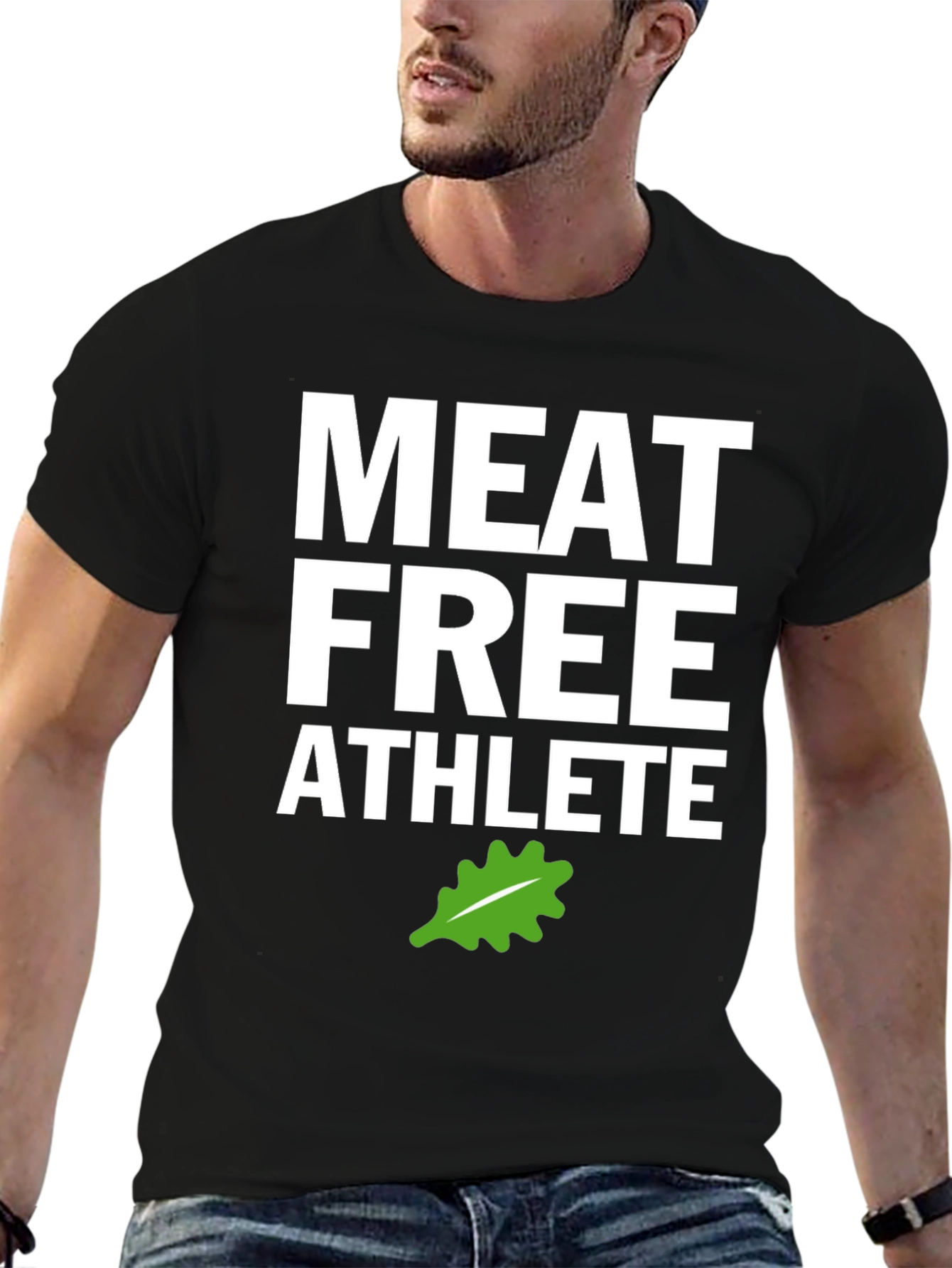 Meat Free Athlete T-Shirt - Vegan Fitness Apparel