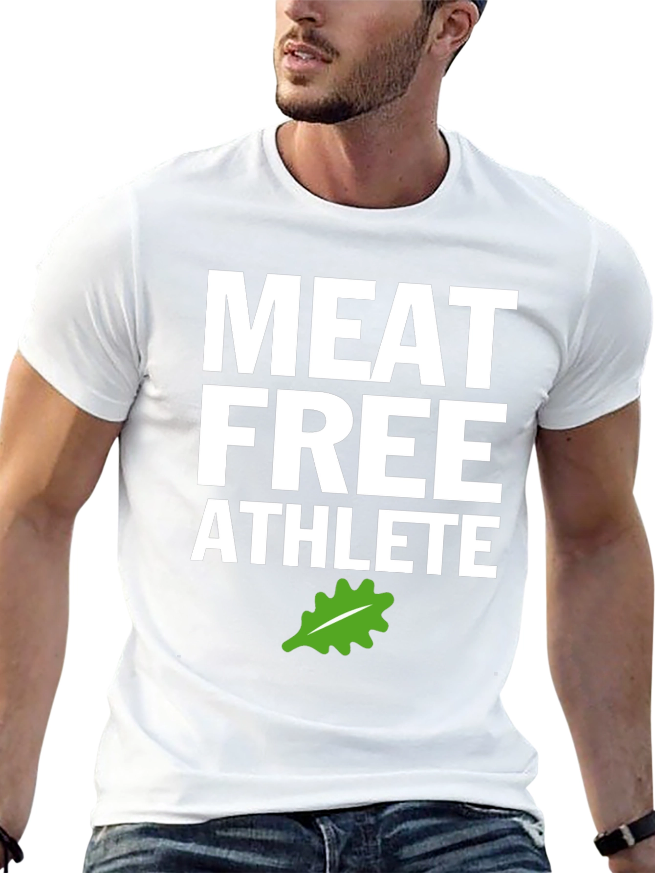 Meat Free Athlete T-Shirt - Vegan Fitness Apparel