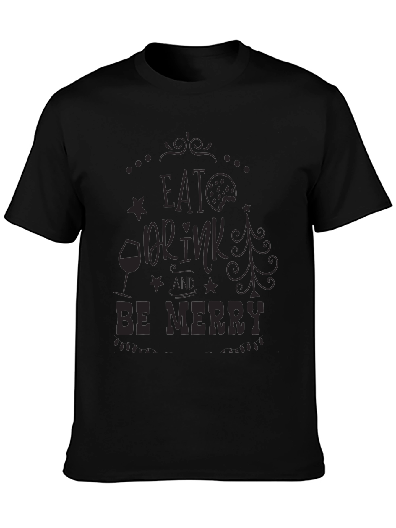 Eat Drink & Be Merry Holiday T-Shirt