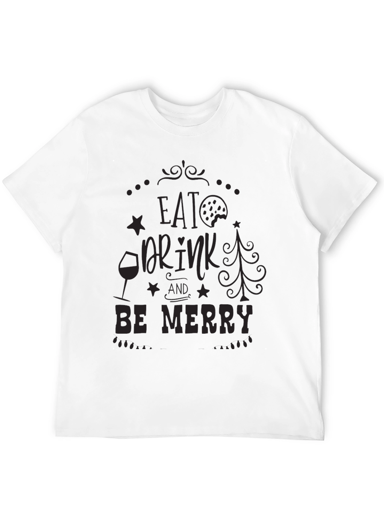 Eat Drink & Be Merry Holiday T-Shirt