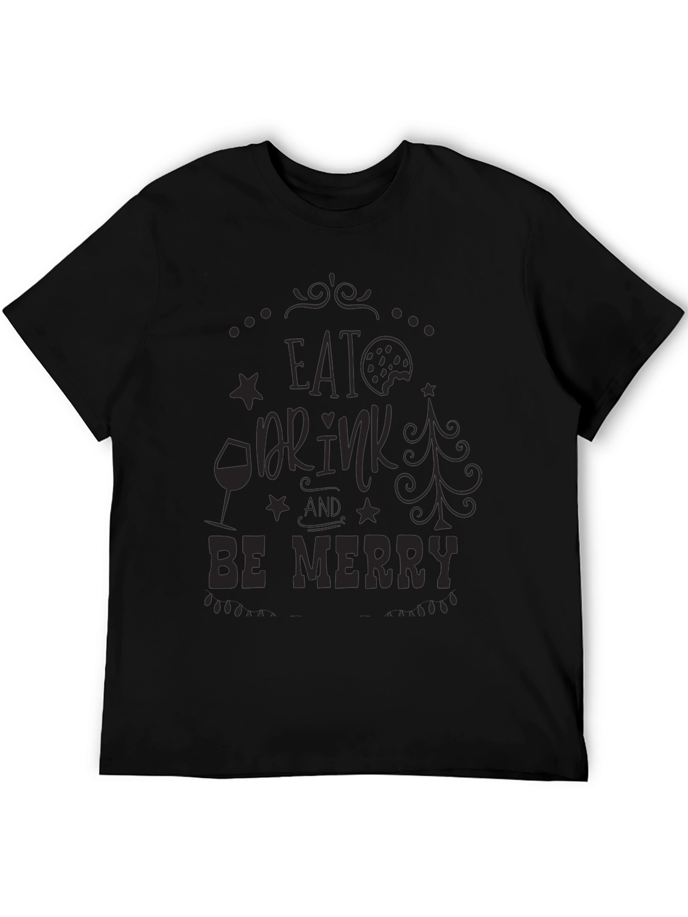 Eat Drink & Be Merry Holiday T-Shirt