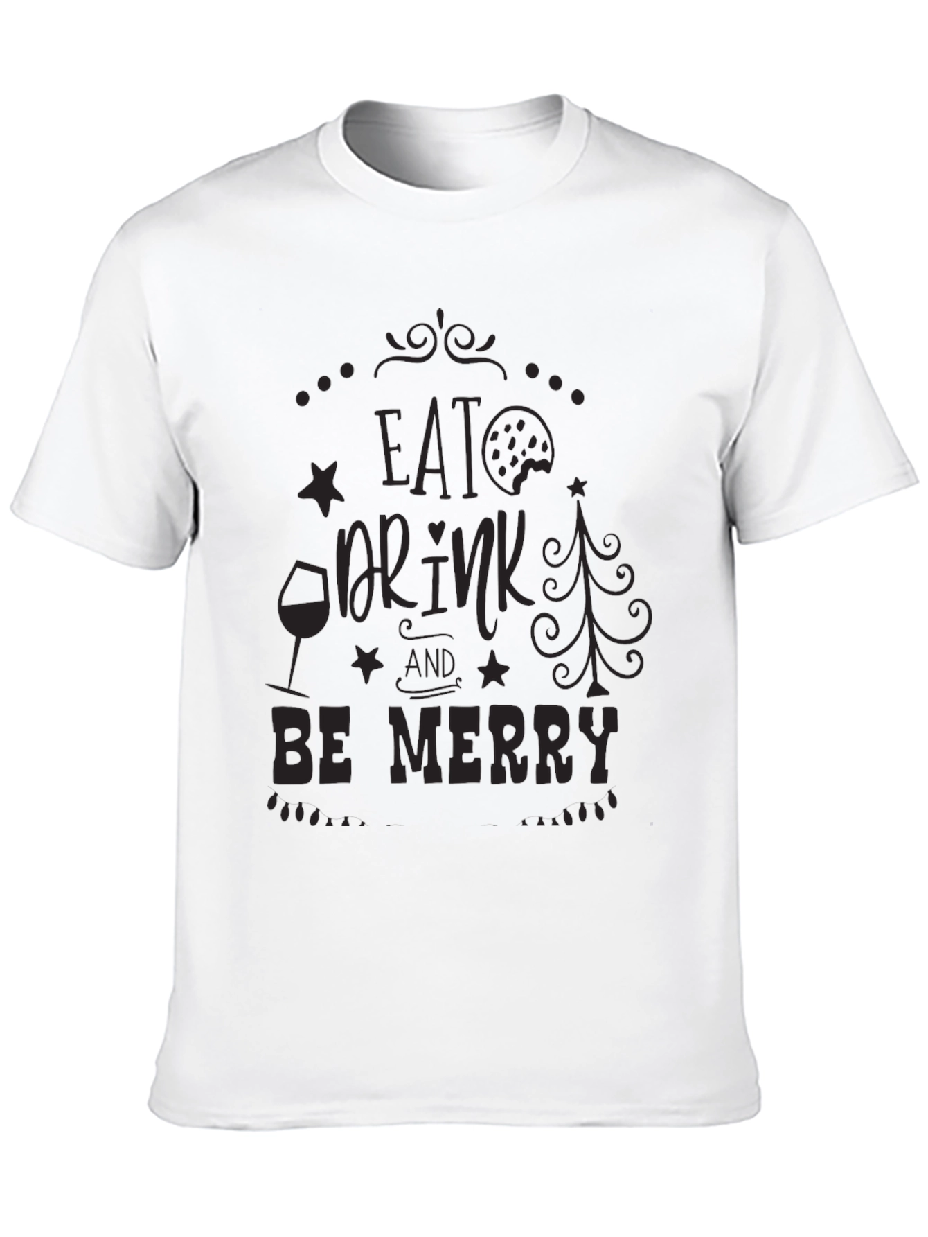 Eat Drink & Be Merry Holiday T-Shirt