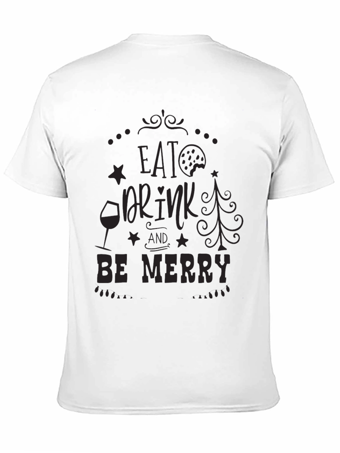 Eat Drink & Be Merry Holiday T-Shirt