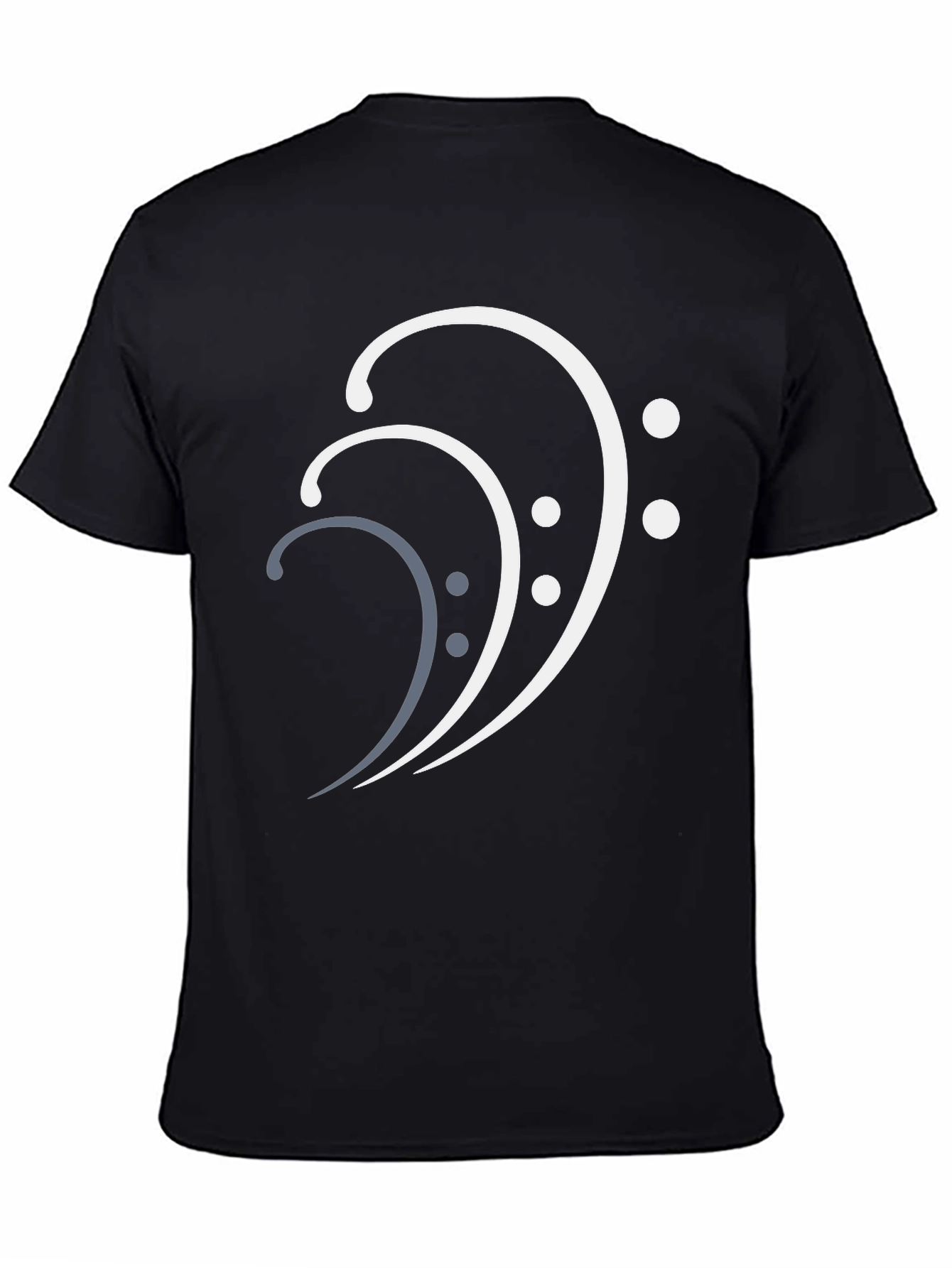 Bass Clef Stylish Graphic Tee - Music Lovers T-Shirt