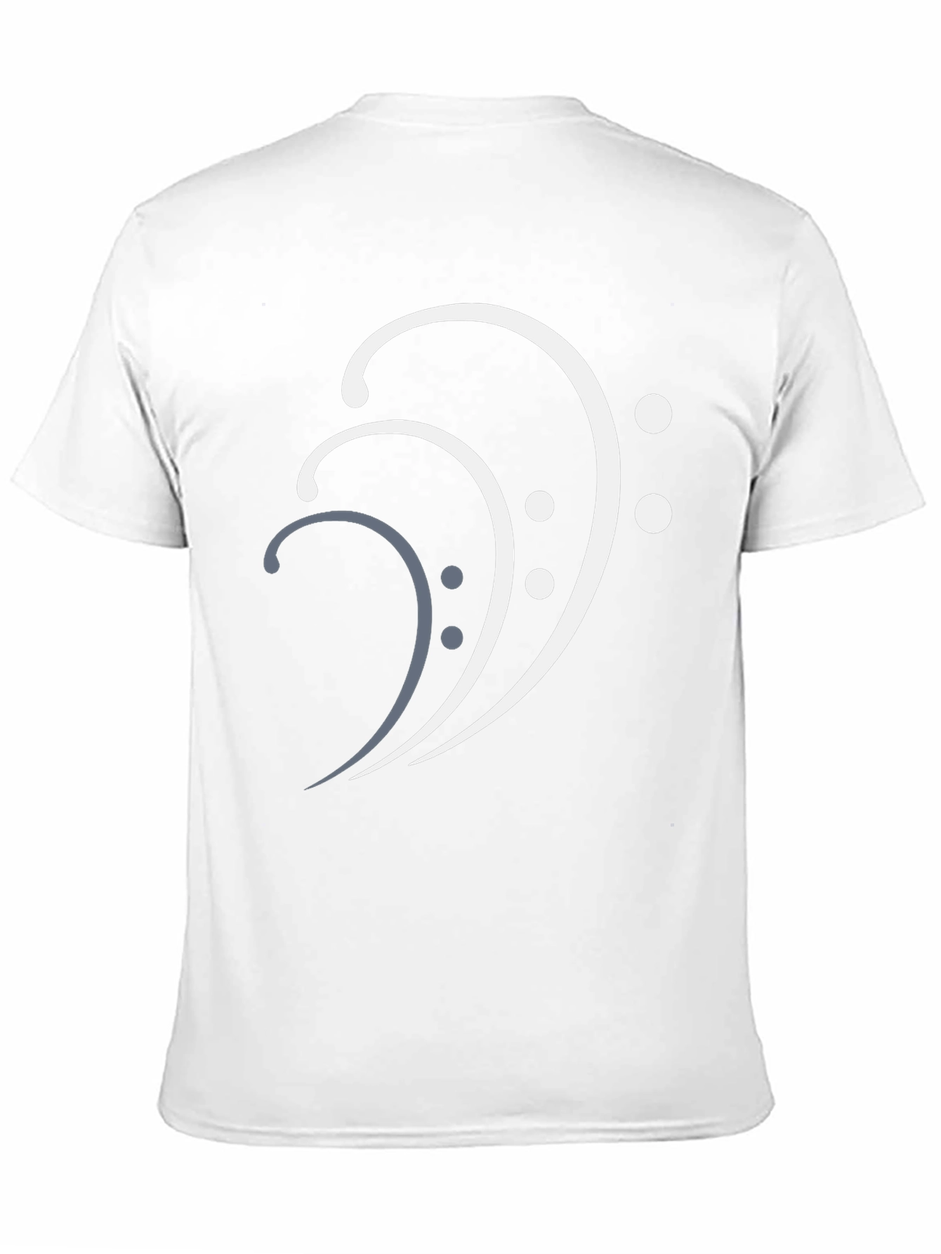 Bass Clef Stylish Graphic Tee - Music Lovers T-Shirt