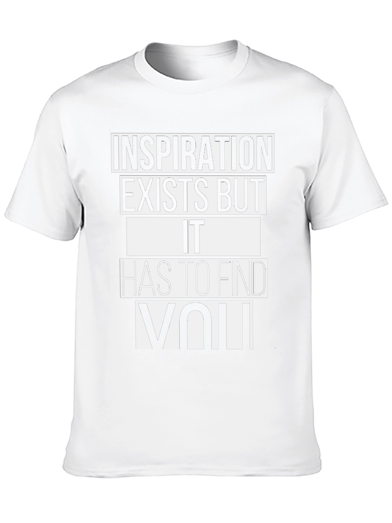 Inspiration Graphic Tee - Black Crew Neck