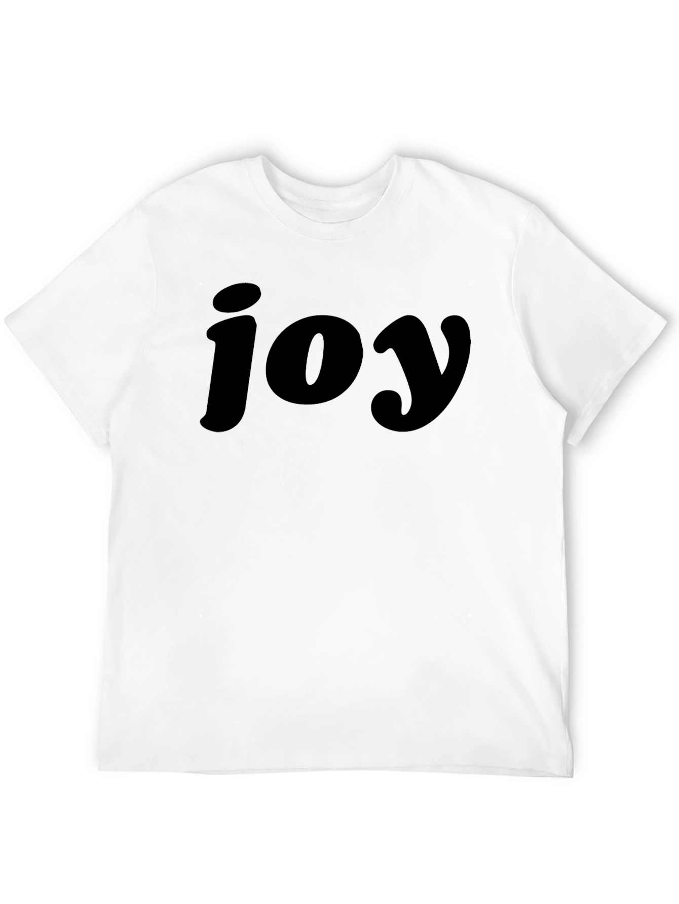 Joy Graphic Tee - Black Crew Neck T-Shirt