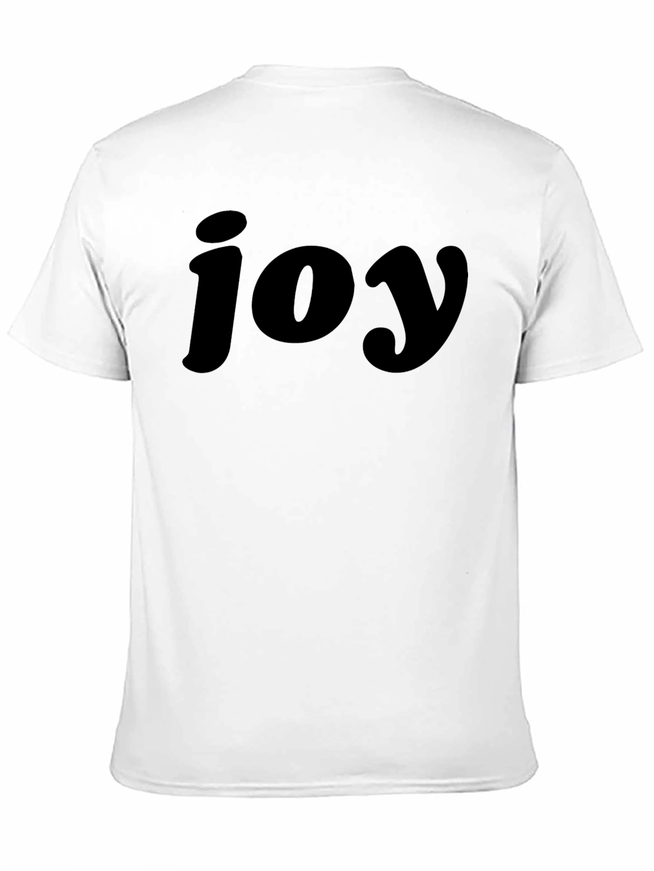 Joy Graphic Tee - Black Crew Neck T-Shirt