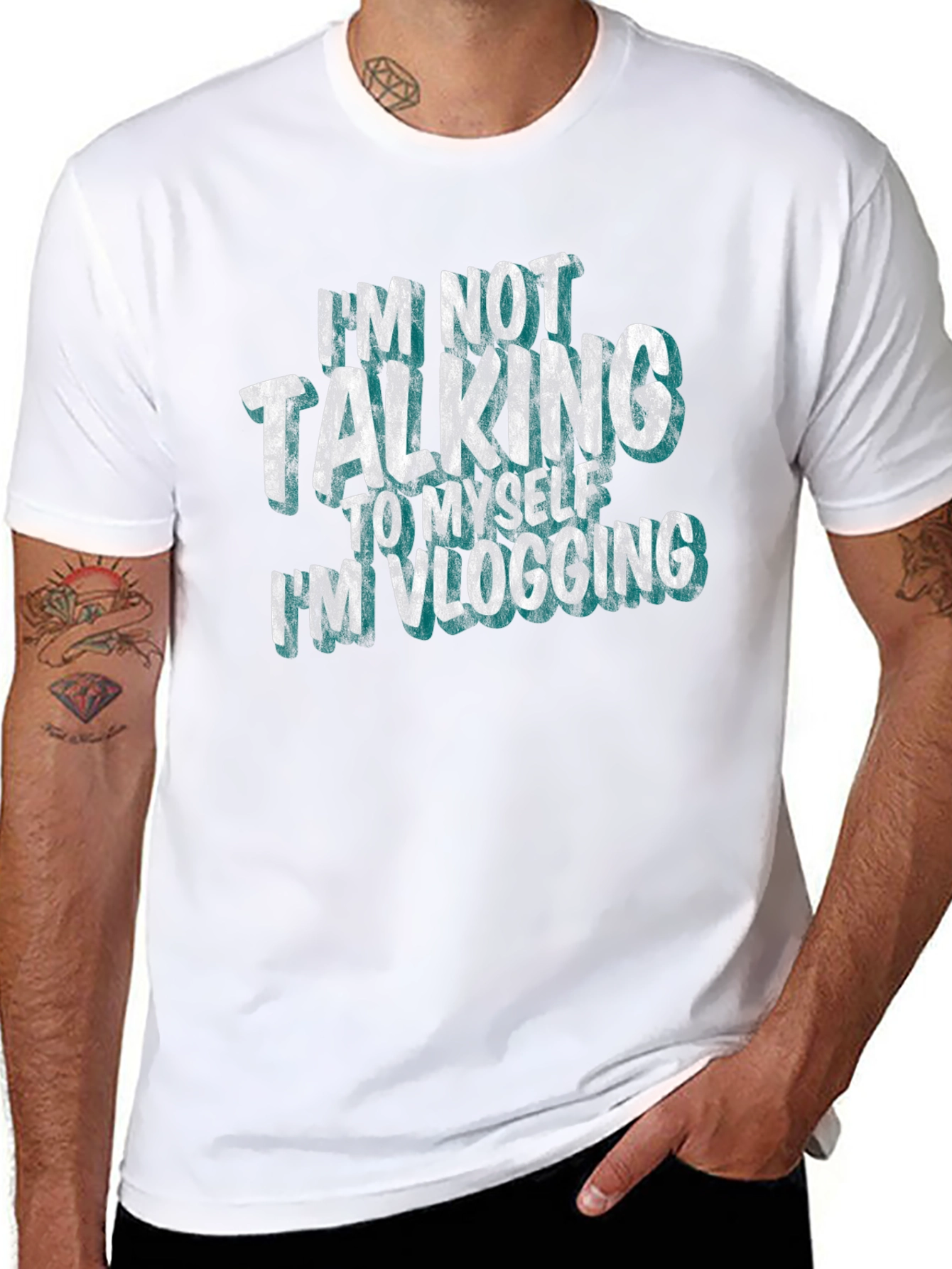 Vlogging T-Shirt - Im Not Talking to Myself