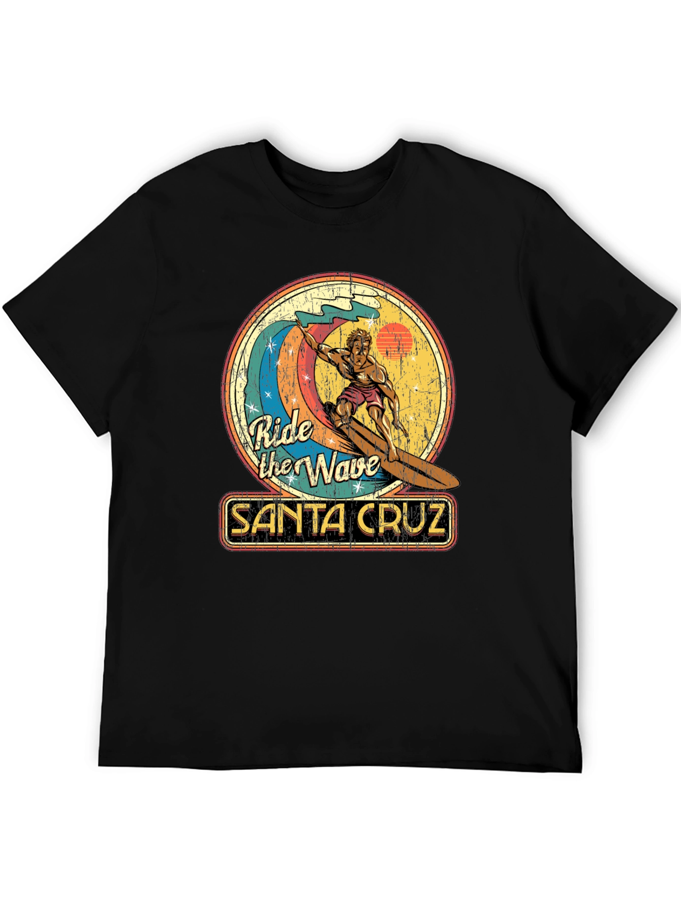 Santa Cruz Ride the Wave Graphic T-Shirt