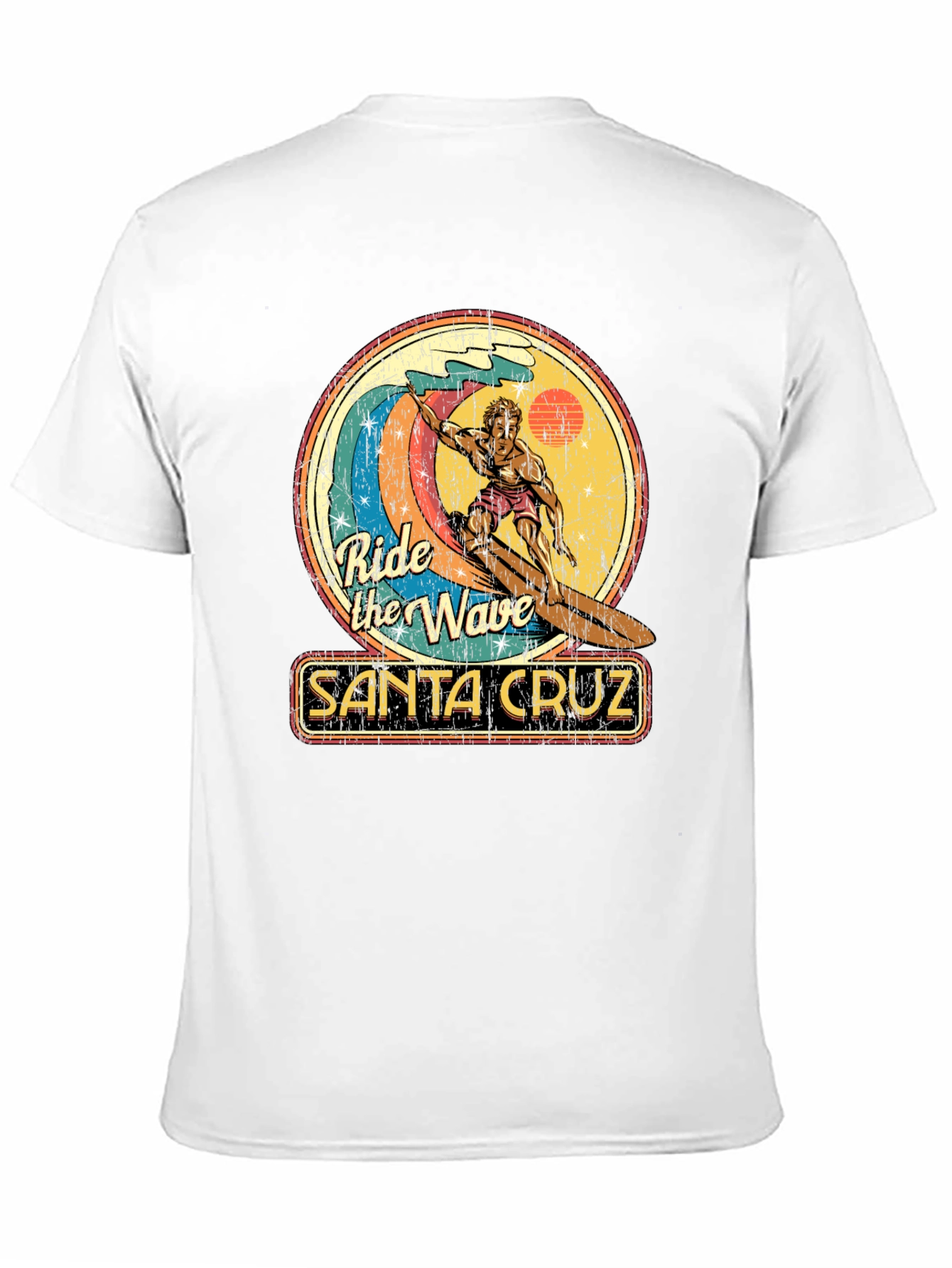 Santa Cruz Ride the Wave Graphic T-Shirt