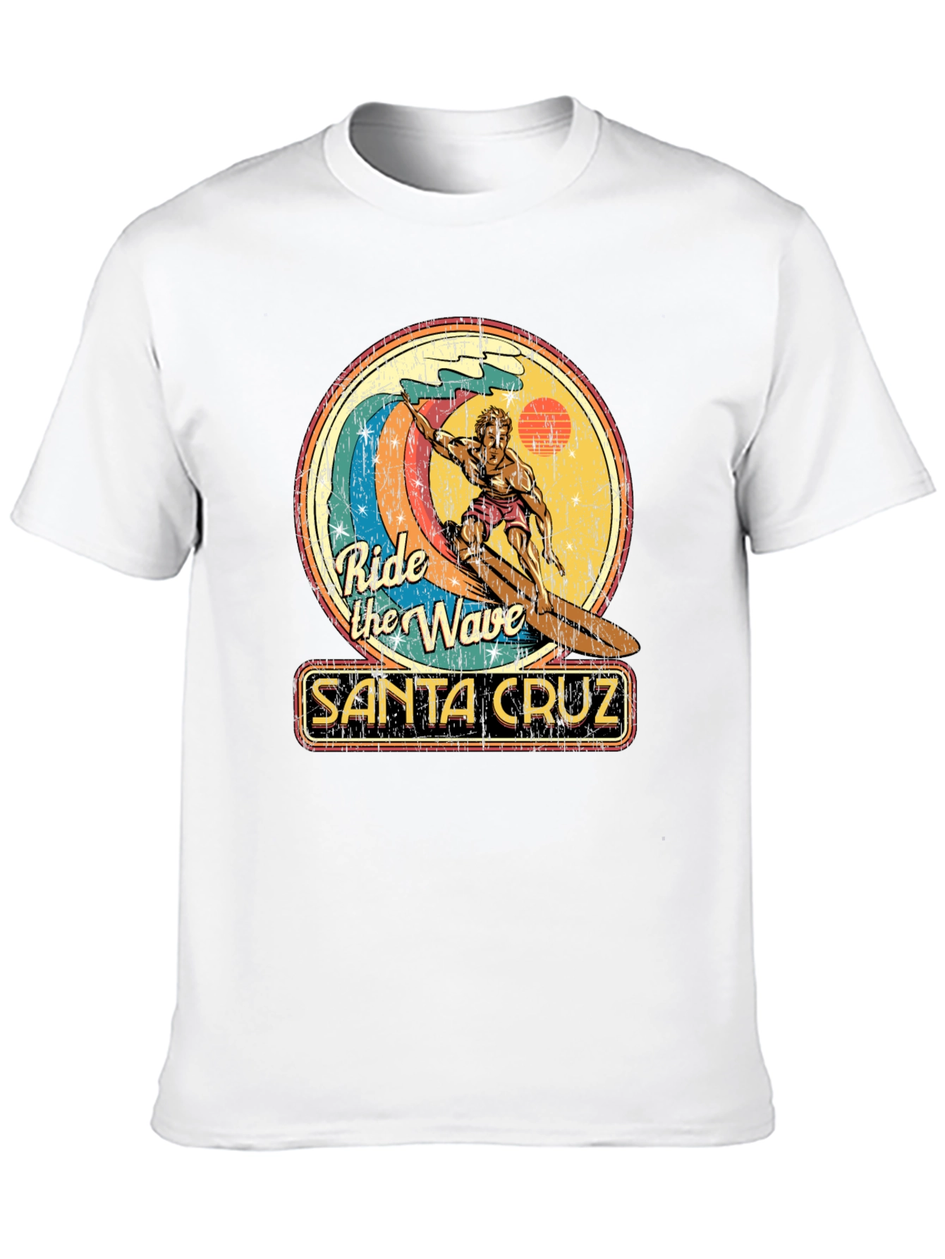 Santa Cruz Ride the Wave Graphic T-Shirt