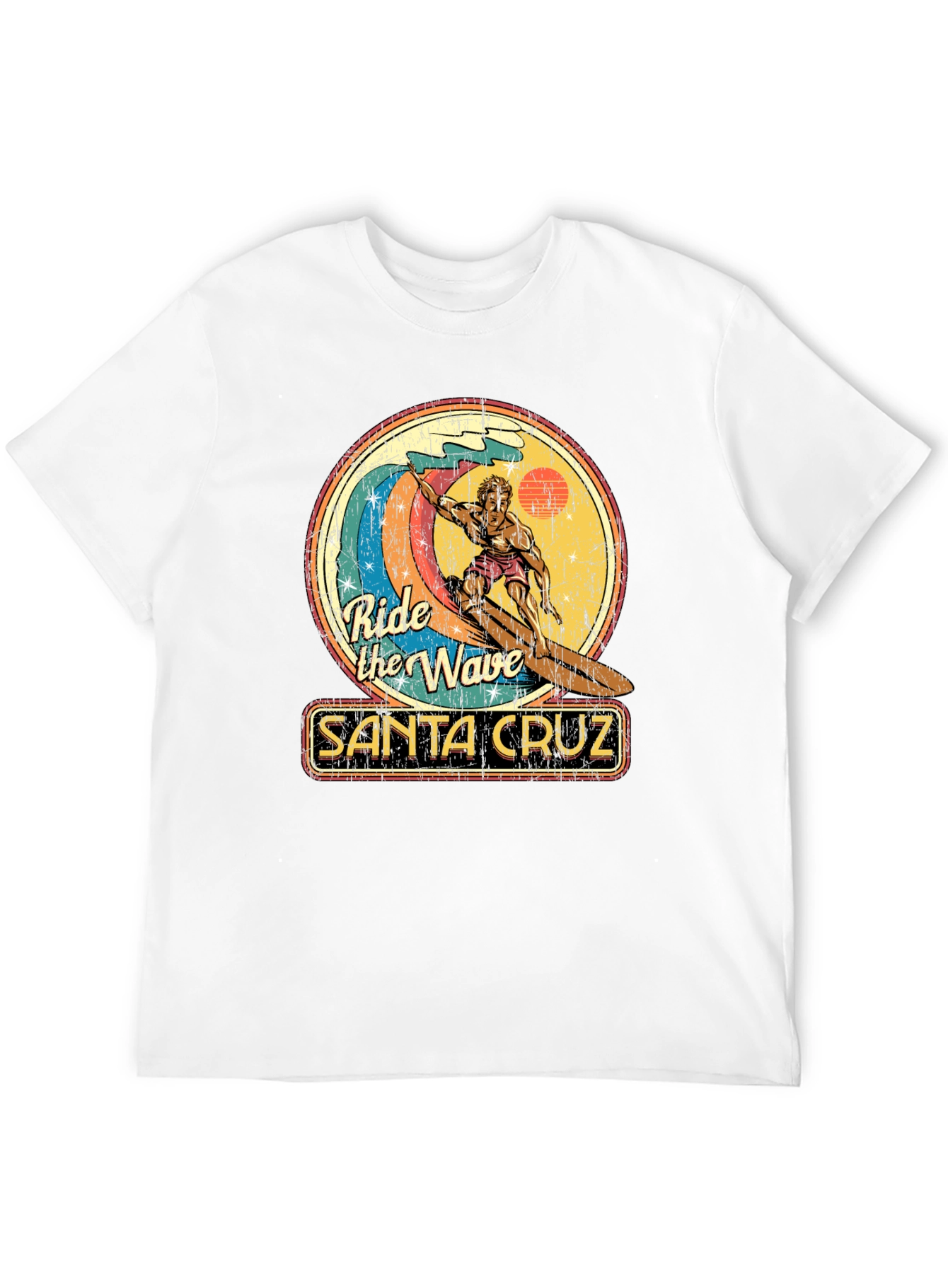 Santa Cruz Ride the Wave Graphic T-Shirt
