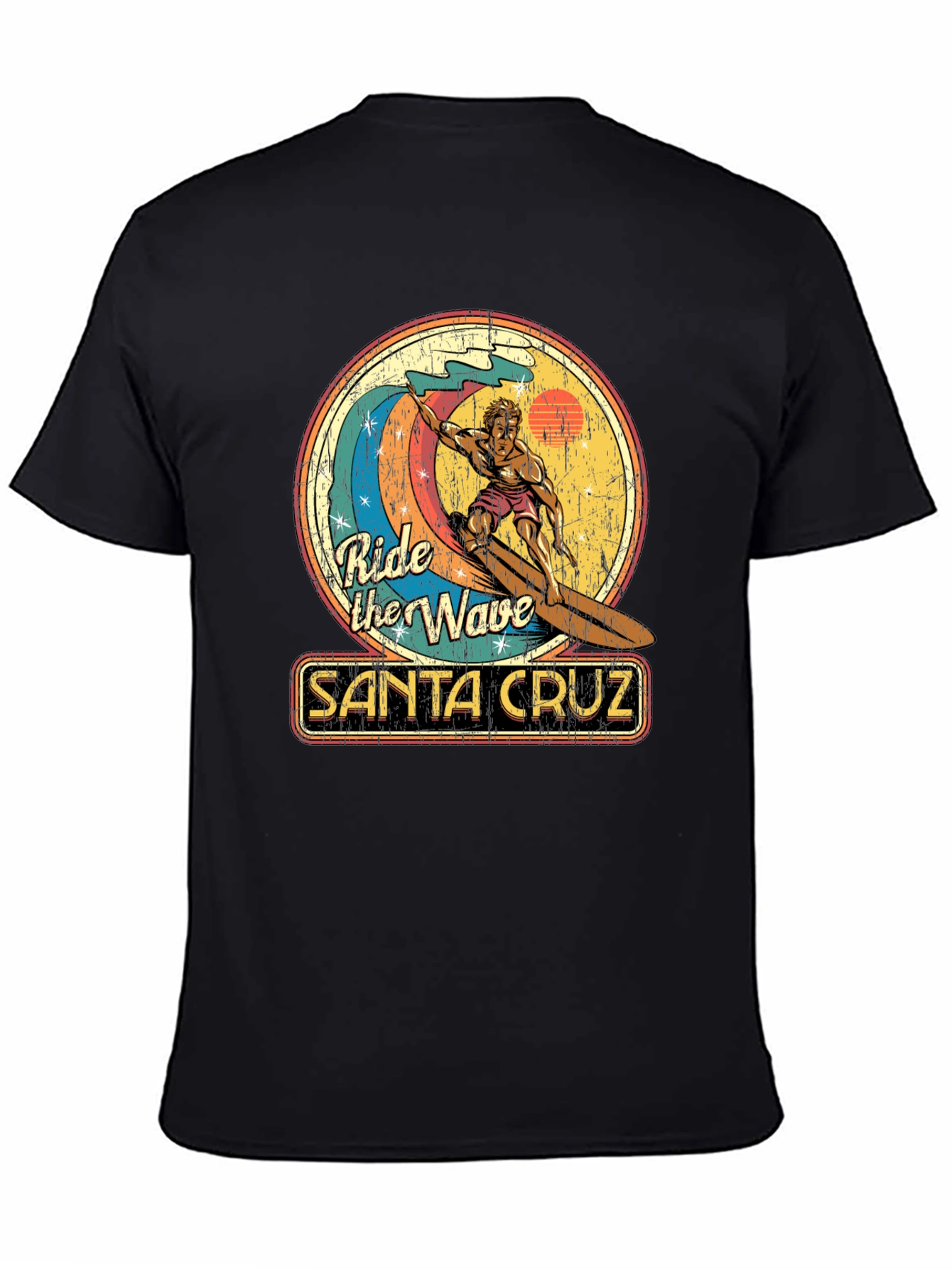 Santa Cruz Ride the Wave Graphic T-Shirt