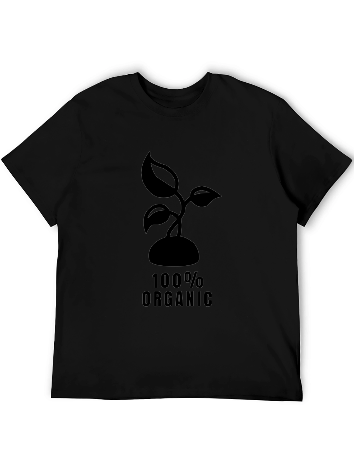 Organic Sprout Black T-Shirt
