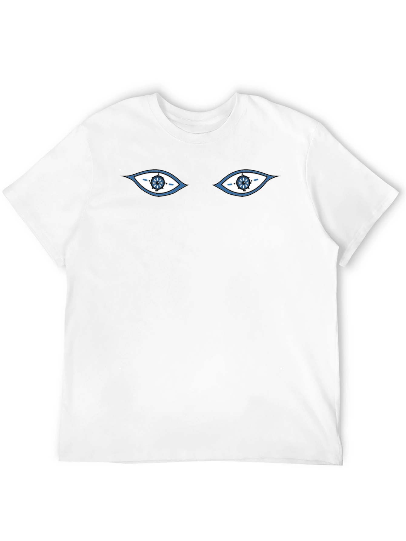 Mystic Eyes Graphic Tee - Black Cotton T-Shirt