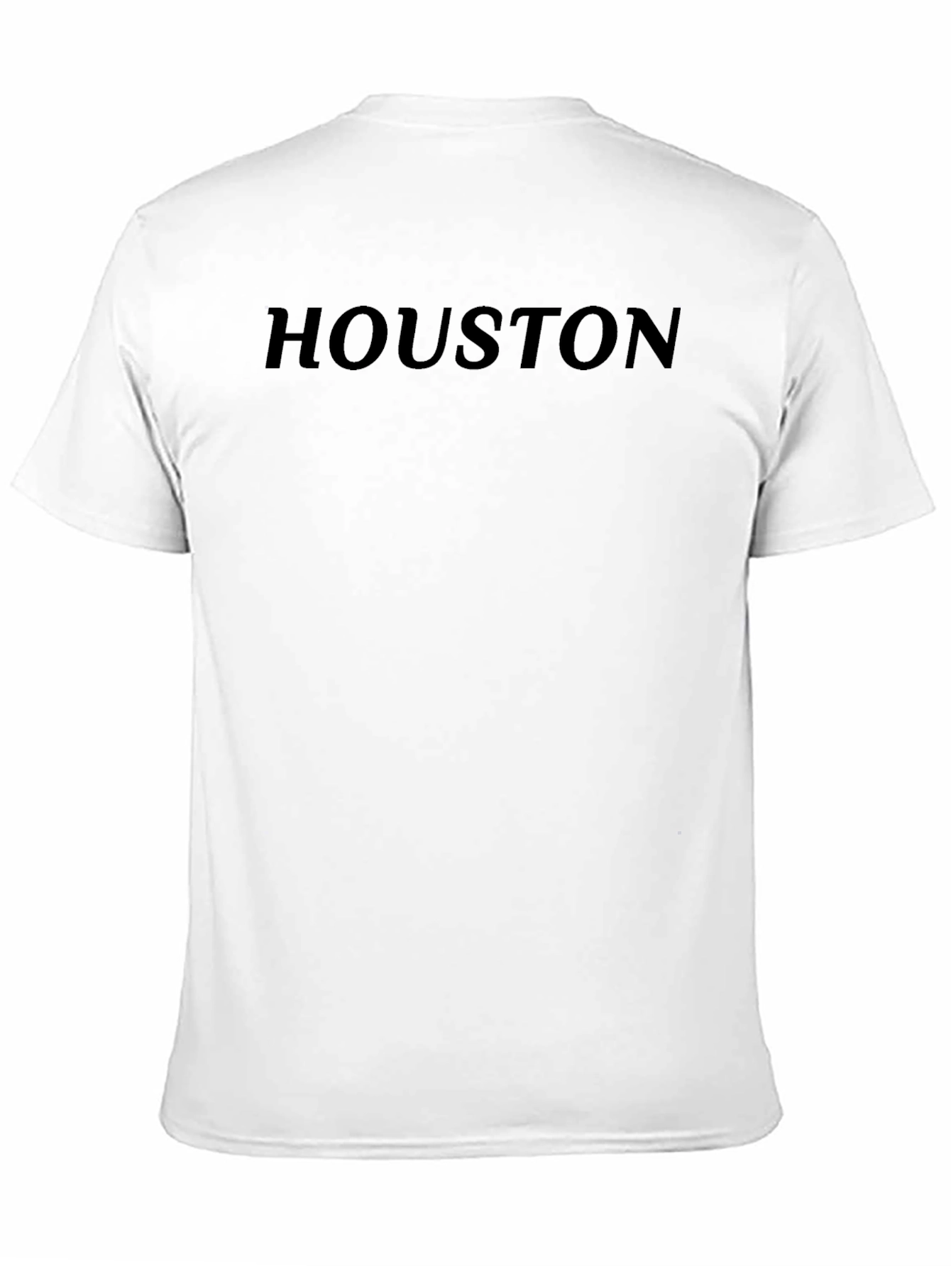 Houston Graphic Tee - Black Cotton Comfort