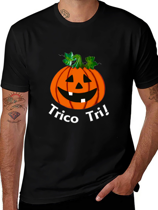 Halloween Pumpkin T-Shirt - Trico Tri!