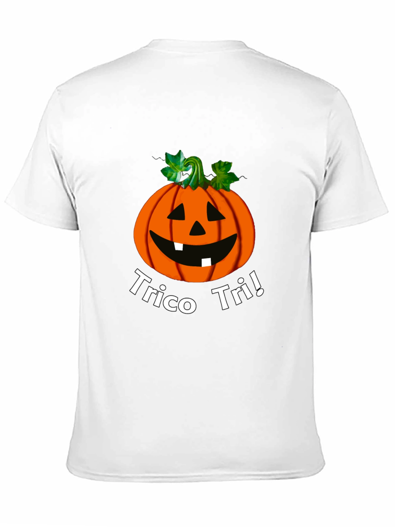 Halloween Pumpkin T-Shirt - Trico Tri!