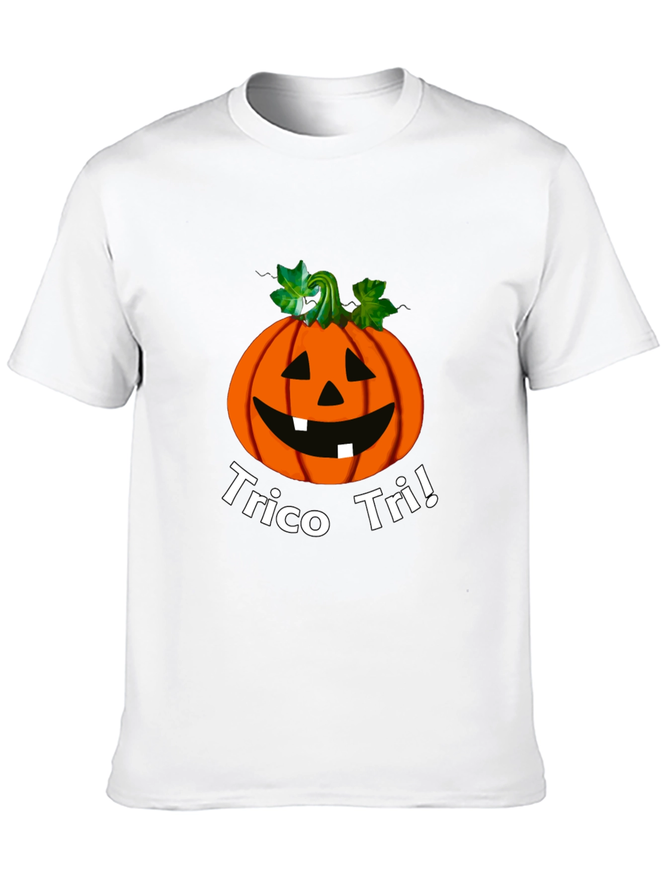 Halloween Pumpkin T-Shirt - Trico Tri!