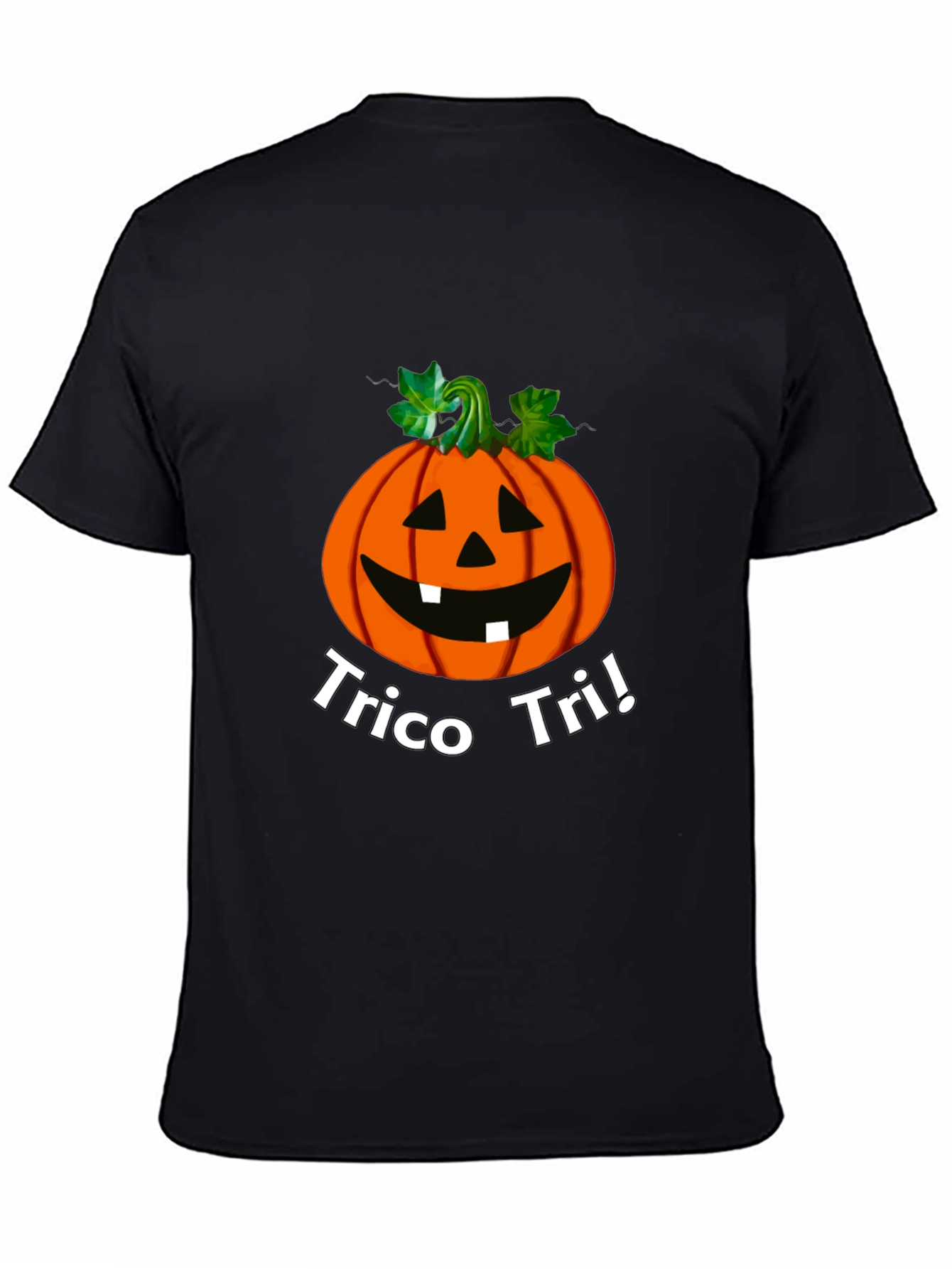 Halloween Pumpkin T-Shirt - Trico Tri!