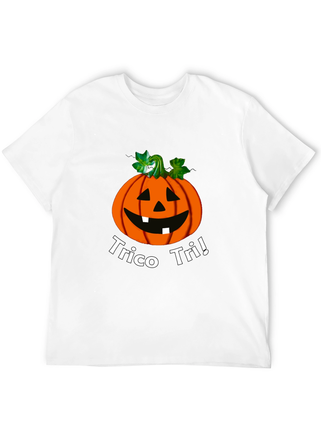 Halloween Pumpkin T-Shirt - Trico Tri!