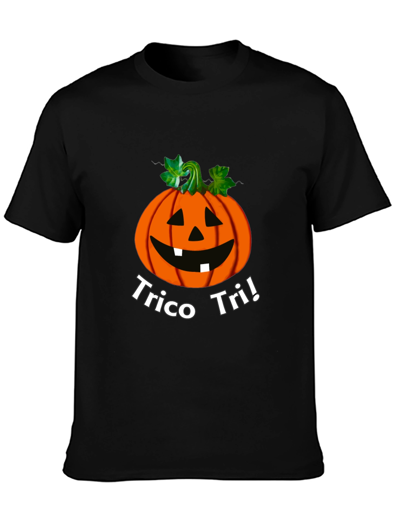 Halloween Pumpkin T-Shirt - Trico Tri!