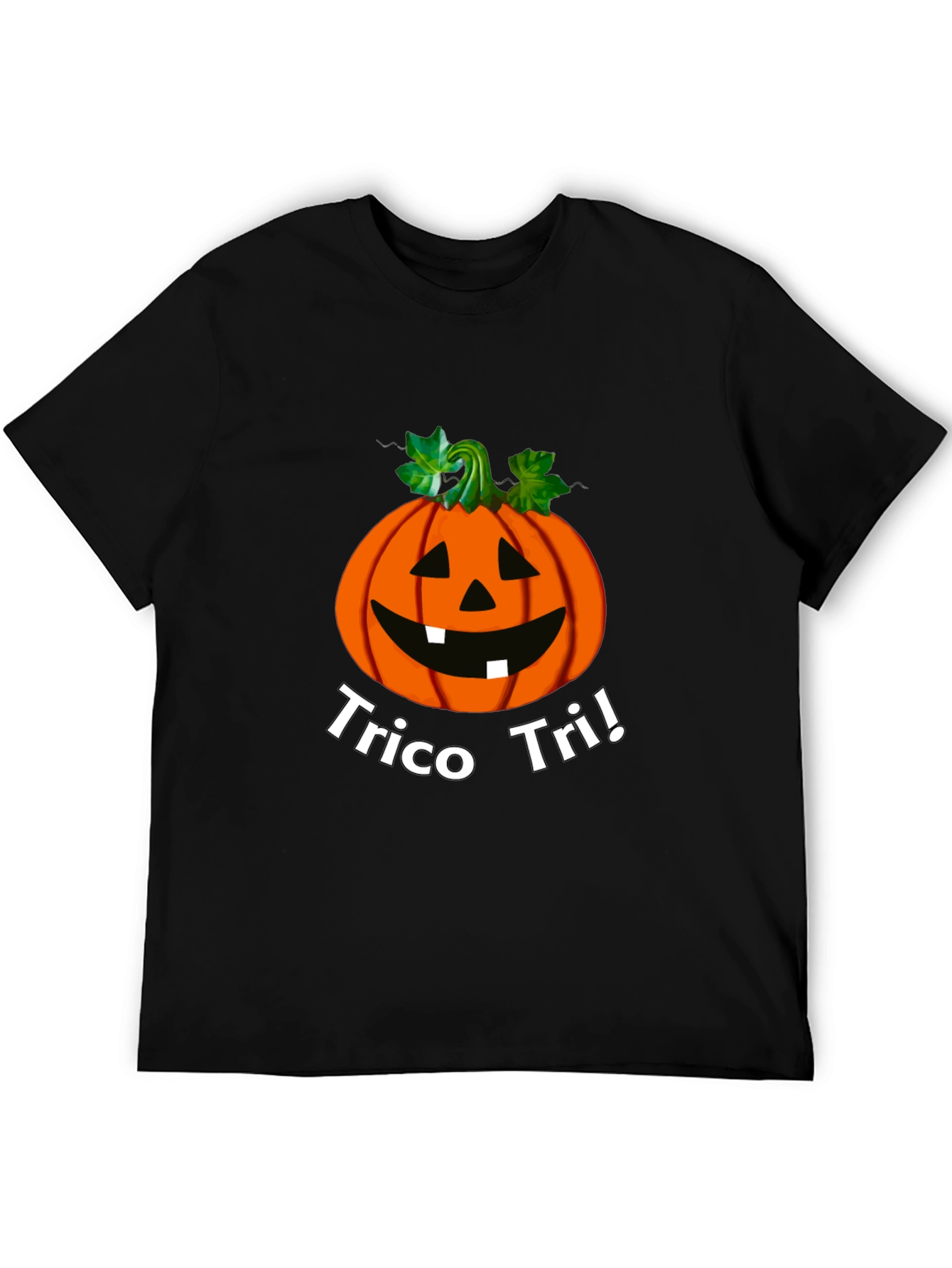 Halloween Pumpkin T-Shirt - Trico Tri!