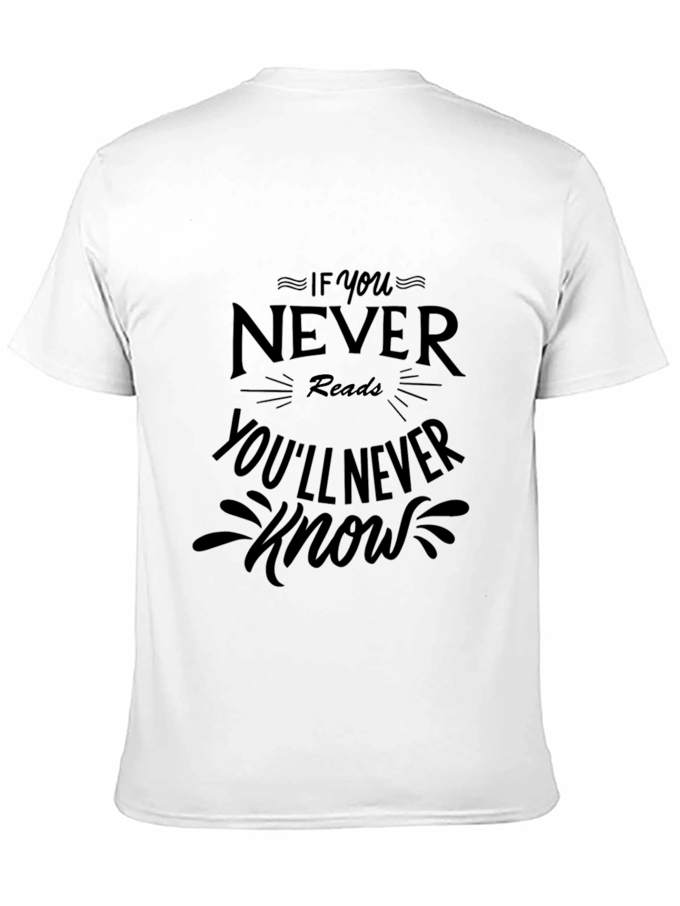 Read to Know Black Graphic Tee