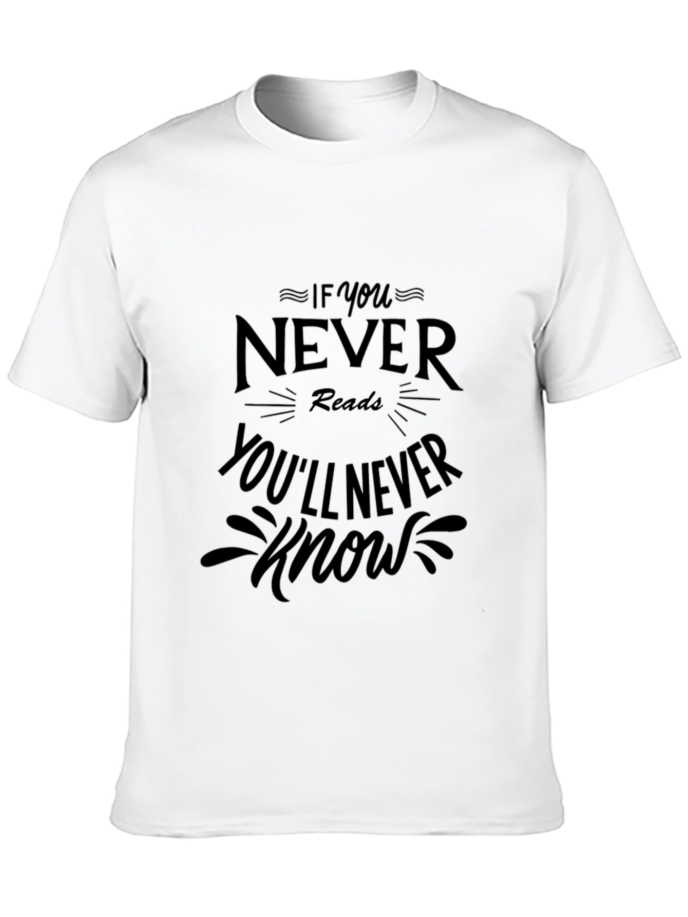 Read to Know Black Graphic Tee