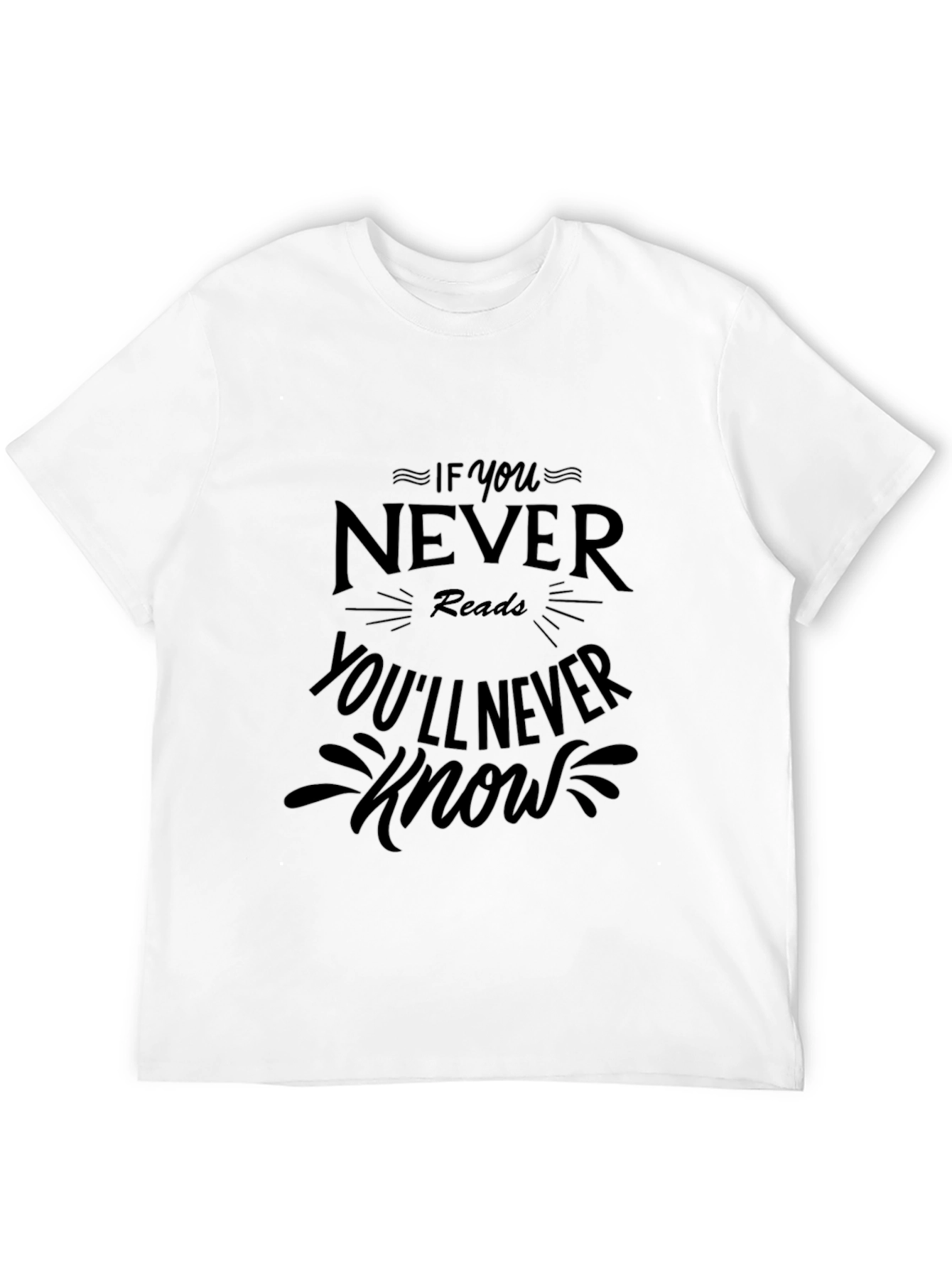 Read to Know Black Graphic Tee