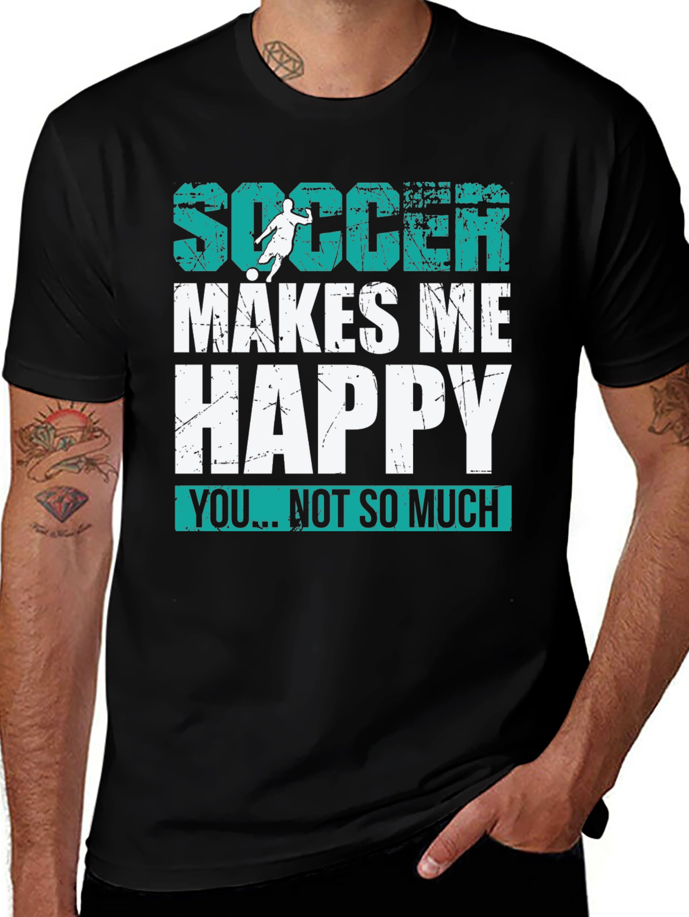 Soccer Makes Me Happy T-Shirt