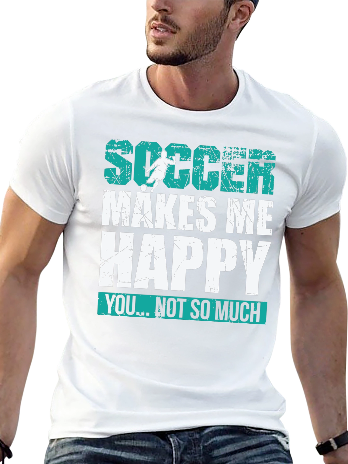 Soccer Makes Me Happy T-Shirt