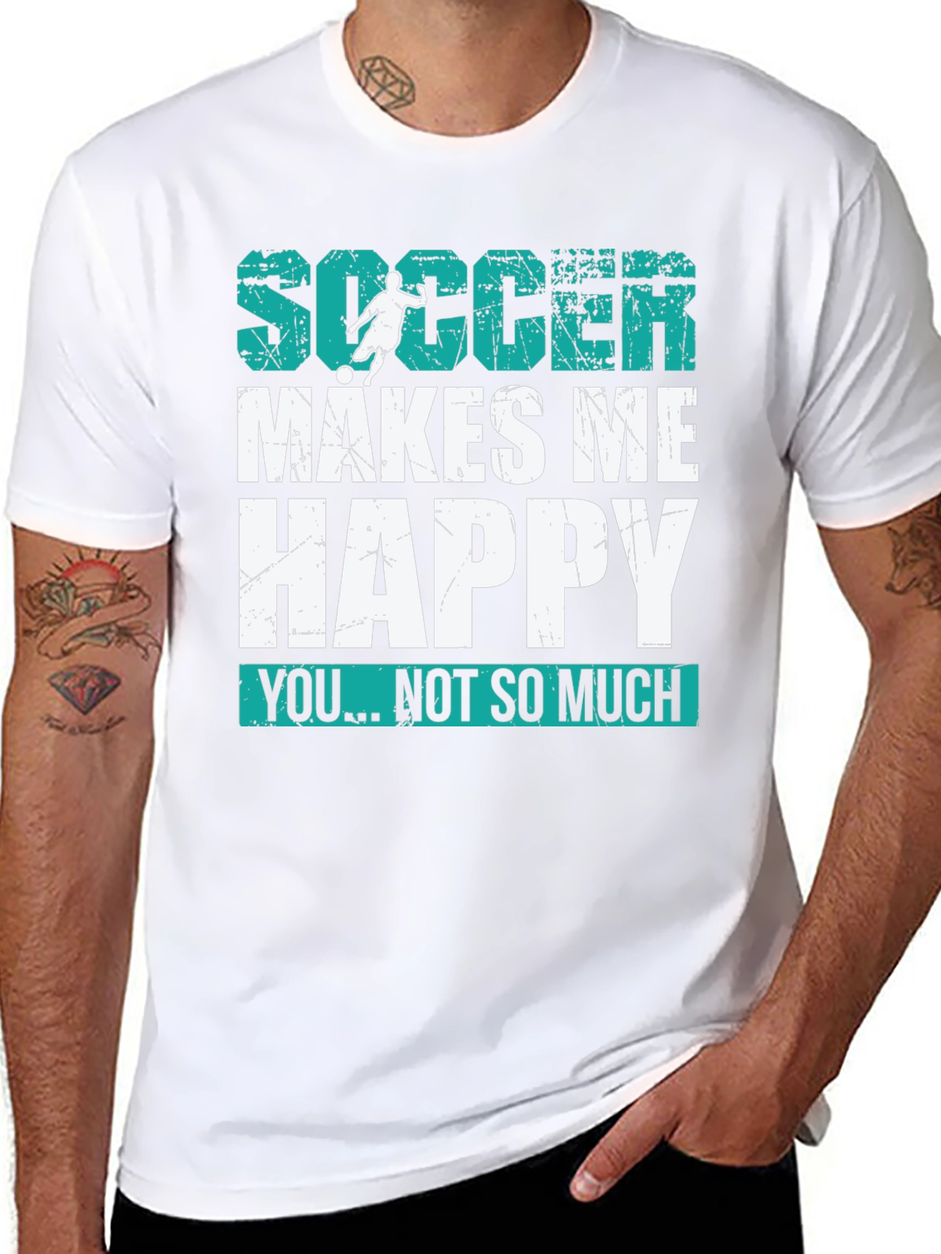 Soccer Makes Me Happy T-Shirt