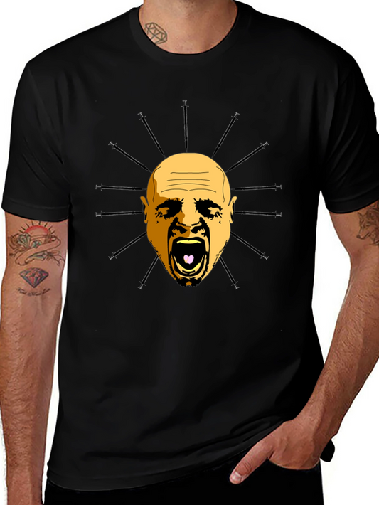 Horror Pinhead Graphic T-Shirt - Classic Movie Tee