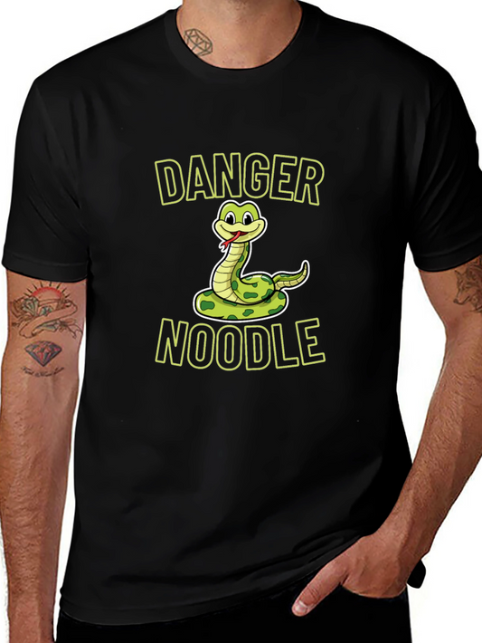 Danger Noodle Snake Cartoon Graphic Tee
