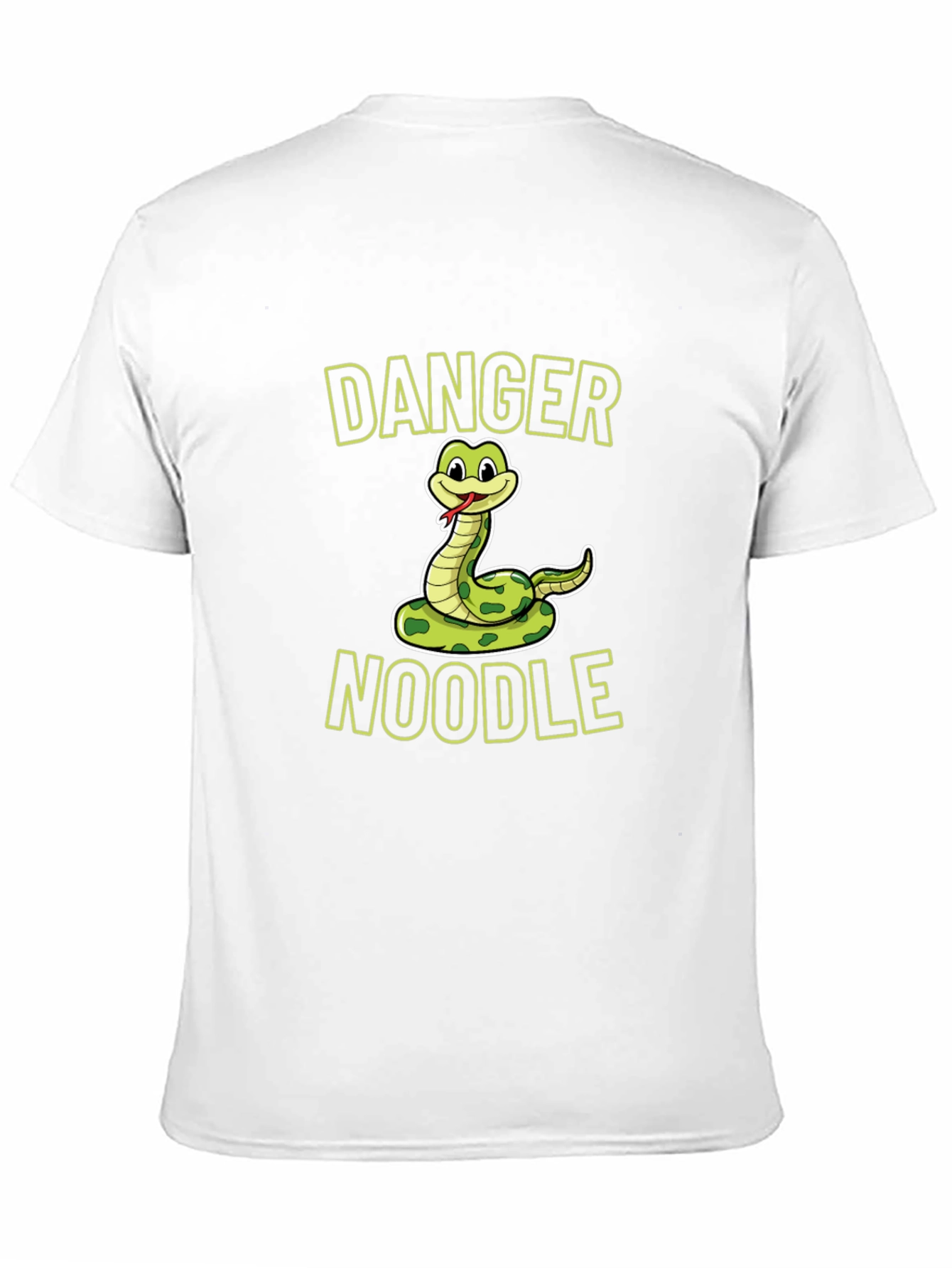 Danger Noodle Snake Cartoon Graphic Tee