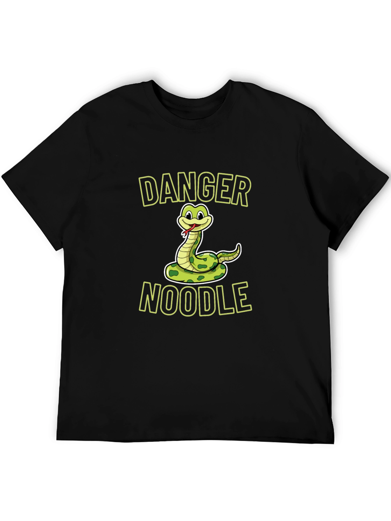 Danger Noodle Snake Cartoon Graphic Tee