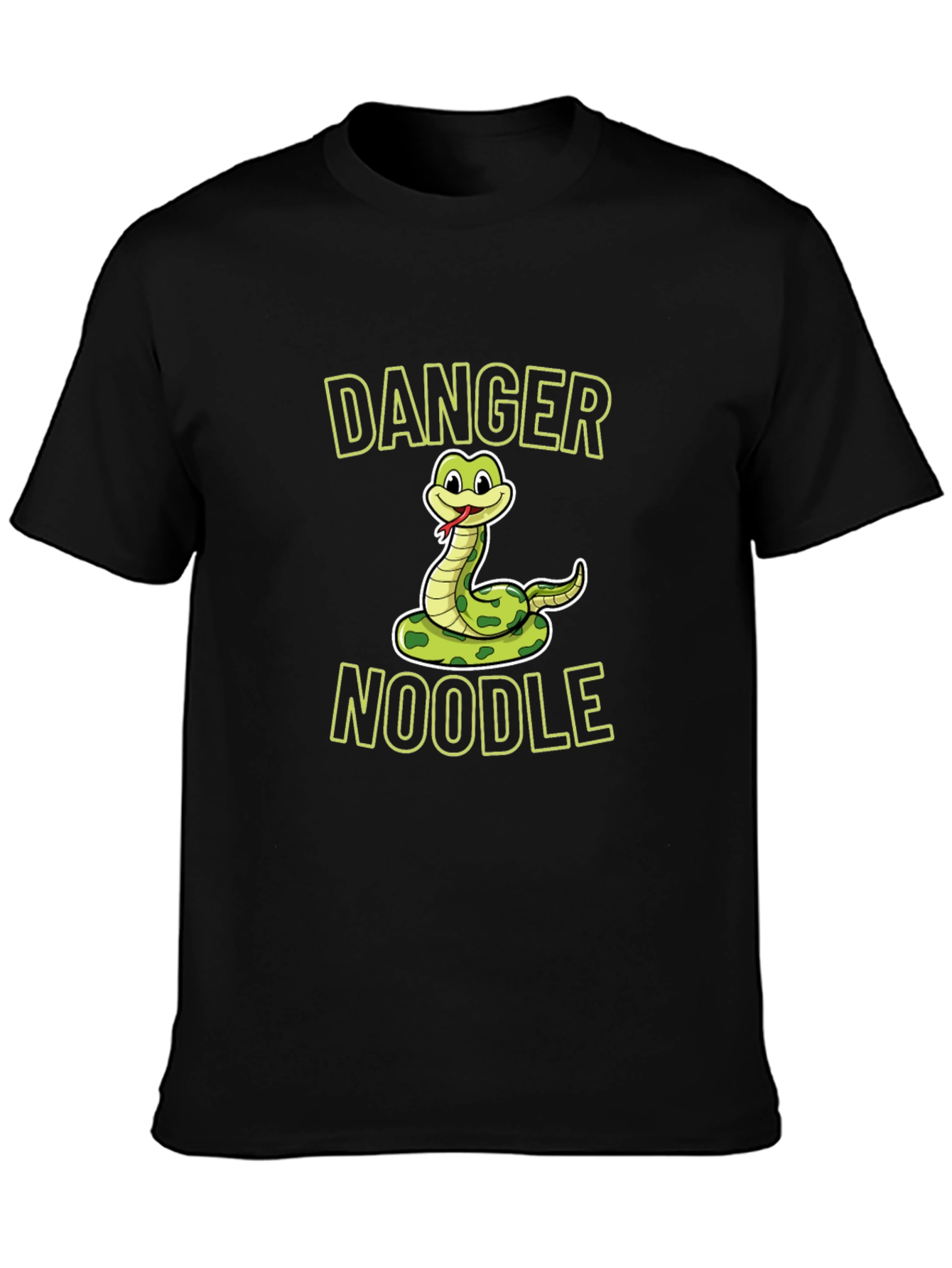 Danger Noodle Snake Cartoon Graphic Tee