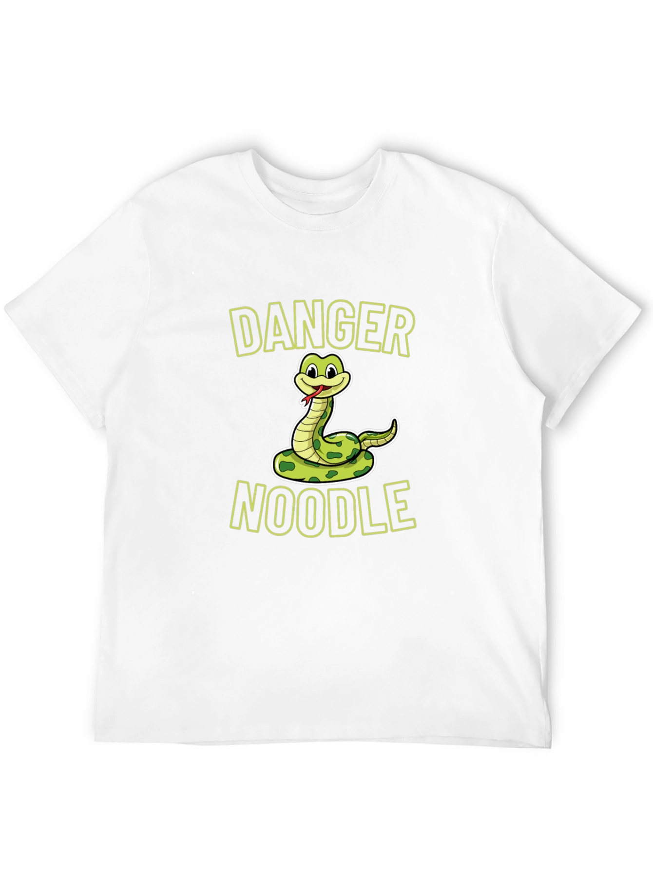Danger Noodle Snake Cartoon Graphic Tee