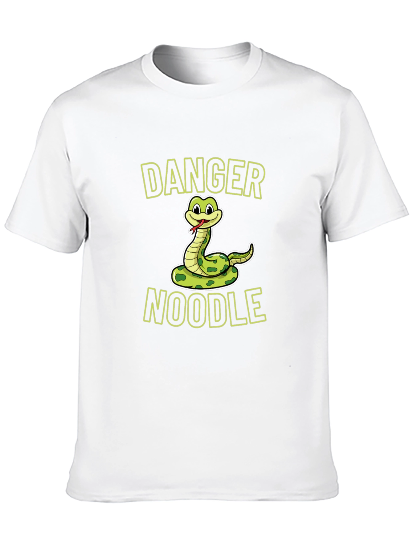 Danger Noodle Snake Cartoon Graphic Tee