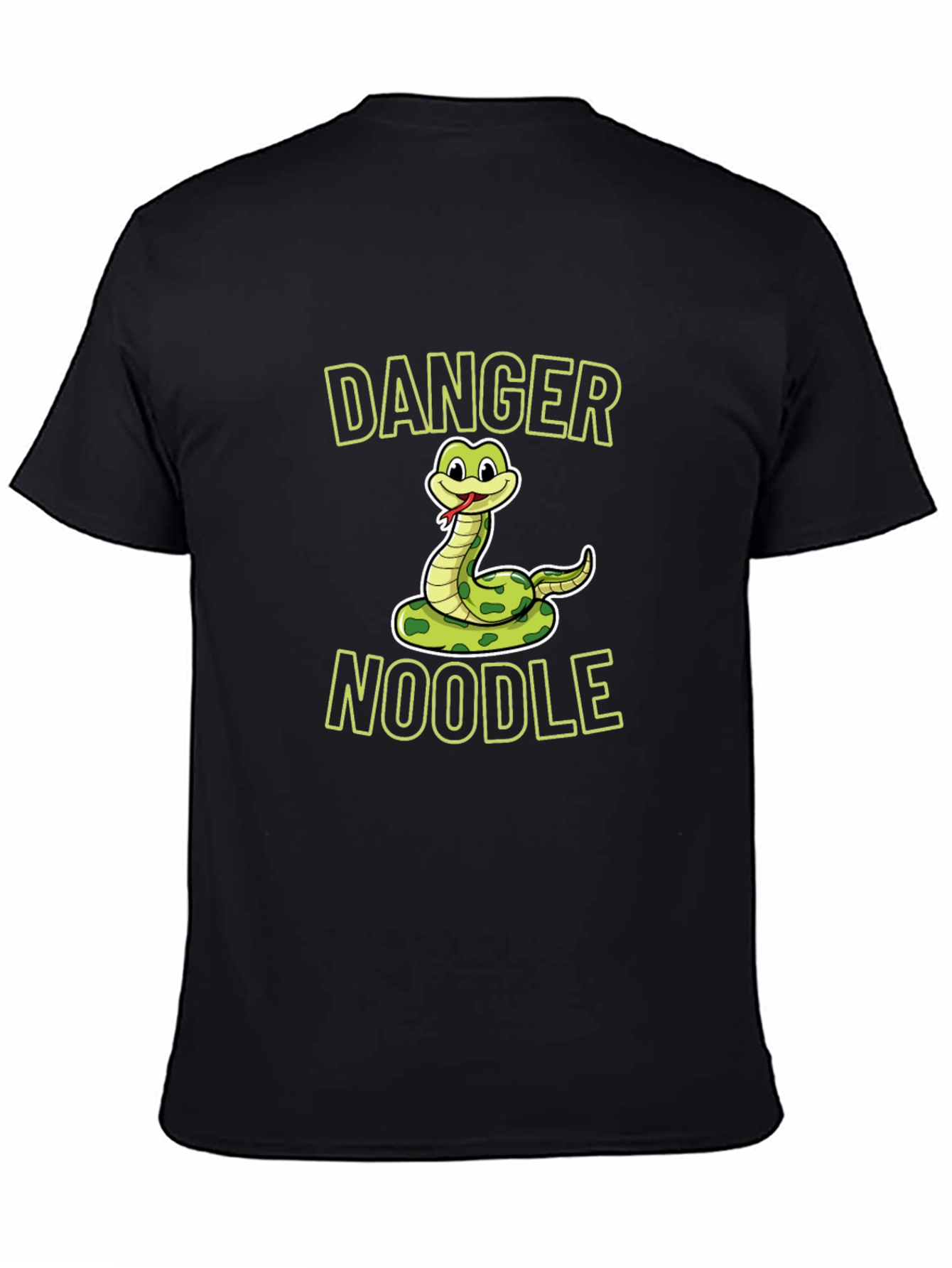 Danger Noodle Snake Cartoon Graphic Tee