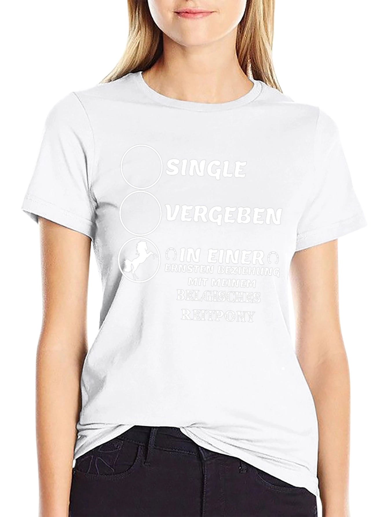Belgian Pony T-Shirt - Single Taken Pony Love Tee