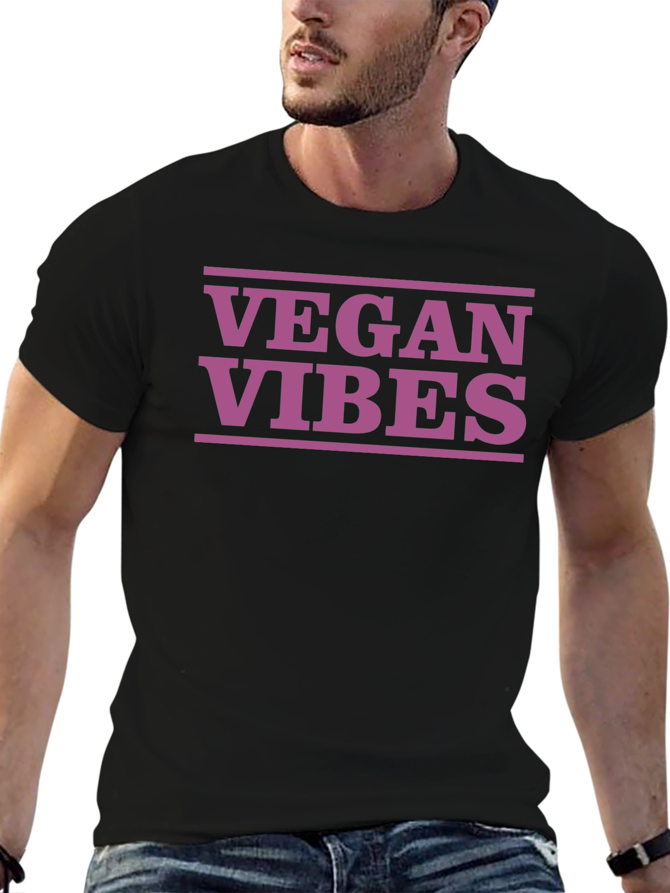 Vegan Vibes Graphic T-Shirt - Trendy & Comfortable