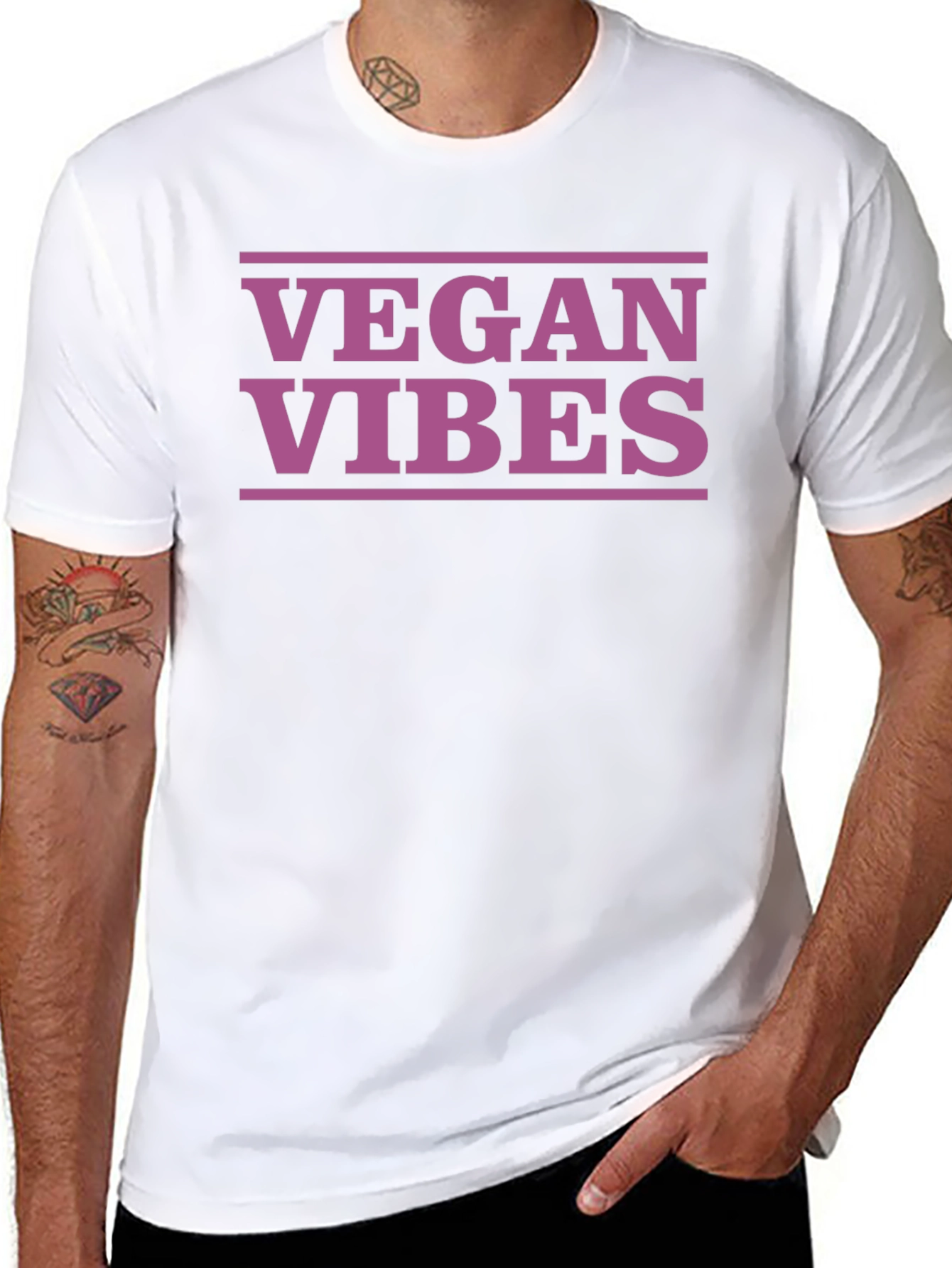Vegan Vibes Graphic T-Shirt - Trendy & Comfortable