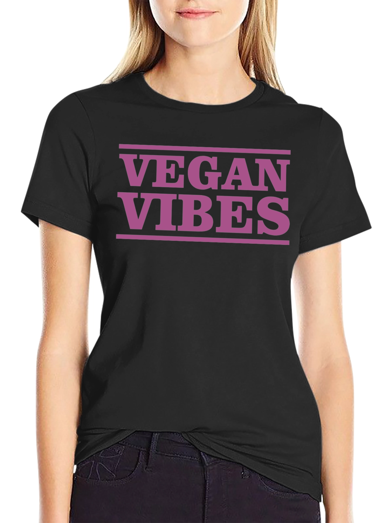 Vegan Vibes Graphic T-Shirt - Trendy & Comfortable