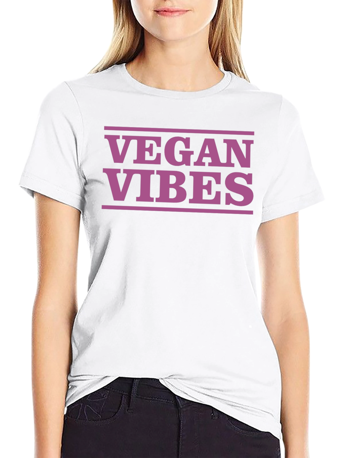 Vegan Vibes Graphic T-Shirt - Trendy & Comfortable