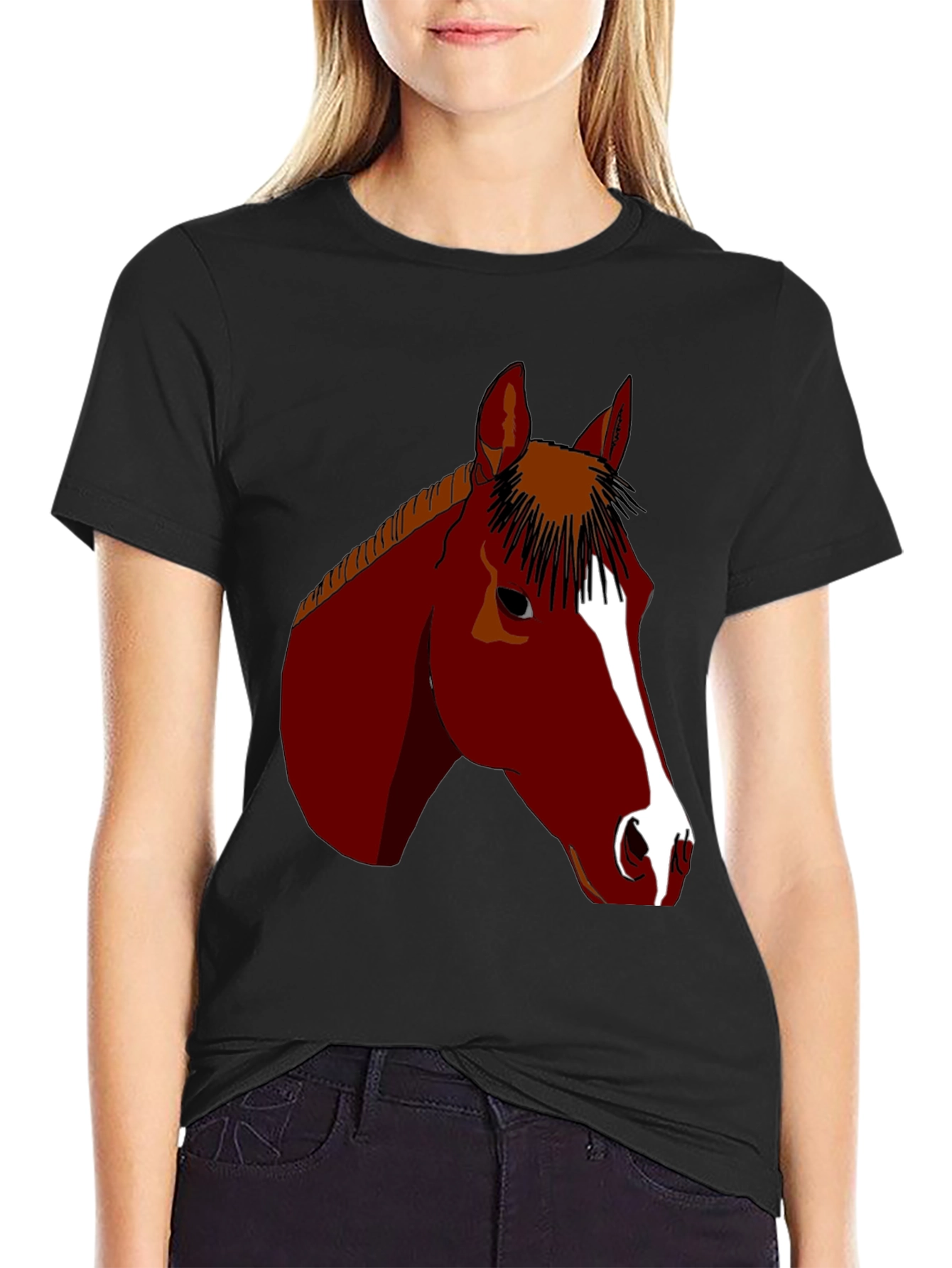 Horse Graphic Tee - Equestrian Style
